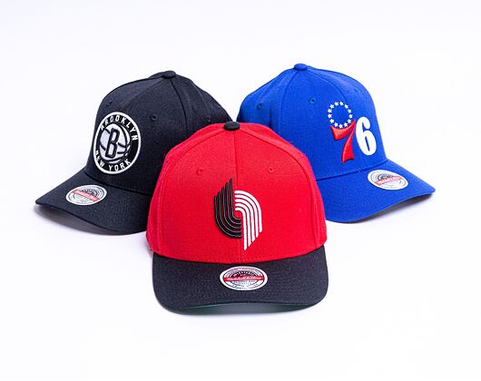 Kšiltovka Mitchell & Ness Team 2 Tone 2.0 Stretch Snapback Hwc Portland Trail Blazers Red / Black