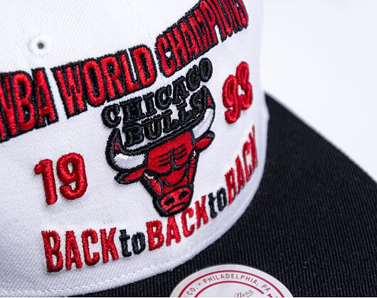 Kšiltovka Mitchell & Ness Back To 93 Snapback Hwc Chicago Bulls White / Black