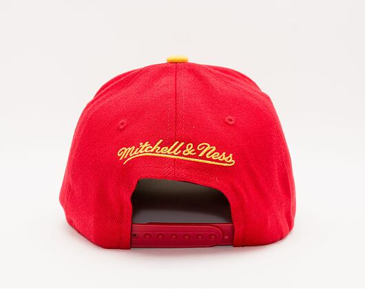 Kšiltovka Mitchell & Ness Team 2 Tone 2.0 Stretch Snapback Hwc Atlanta Hawks Red / Yellow
