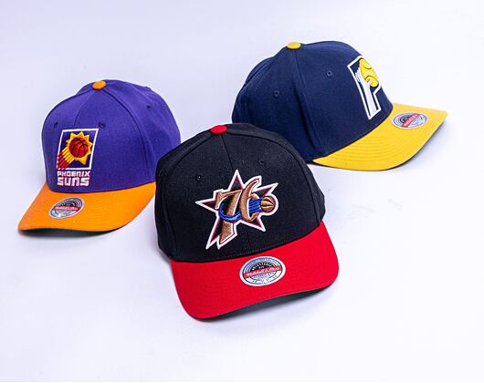 Kšiltovka Mitchell & Ness Team 2 Tone 2.0 Stretch Snapback Hwc Philadelphia 76Ers Black / Red