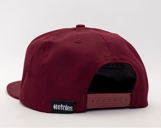 Kšiltovka Etnies Icon Snapback Burgundy