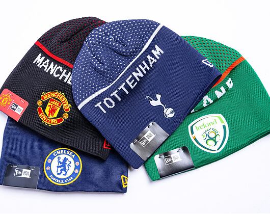 Kulich New Era Engineered Skull Beanie Chelsea FC Lion Crest Navy / Yellow