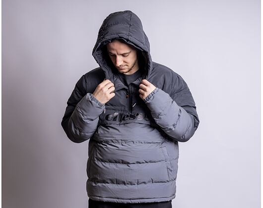 Bunda Ellesse Pilazzo OH Jacket Black/Silver Reflective