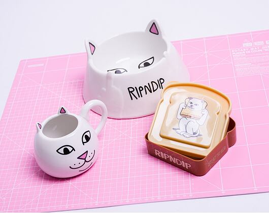 Miska pro psy Rip & Dip Lord Nermal Pet Bowl White