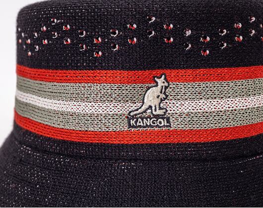 Klobouk Kangol Slick Stripe Bin Black