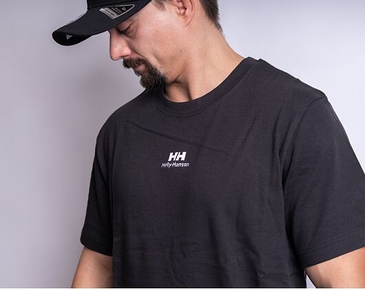 Triko Helly Hansen YU PATCH T-SHIRT 993 BLACK