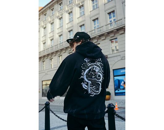 Mikina Rip & Dip Mystic Jerm Hoodie Black Faded Wash
