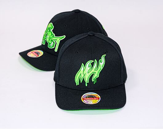Kšiltovka Mitchell & Ness HWC Slime Drip Classic Red Miami Heat Black