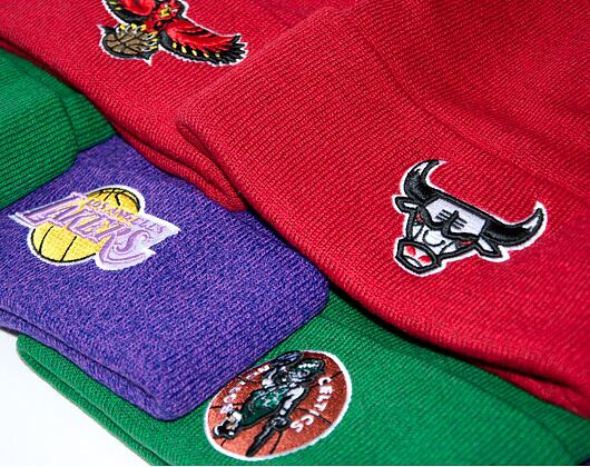 Kulich Mitchell & Ness FANDOM KNIT BEANIE HWC Atlanta Hawks Red