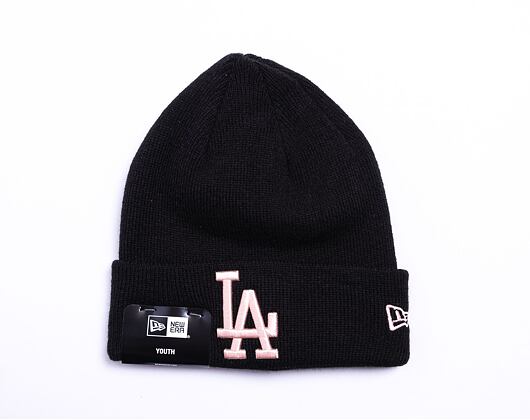 Kulich New Era MLB League Essential Beanie Los Angeles Dodgers Black / Blush Pink