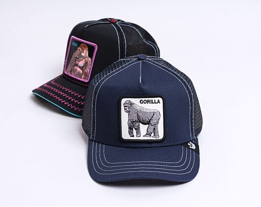 Kšiltovka Goorin - The Gorilla Trucker - Navy