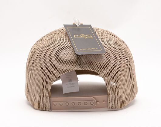 Kšiltovka Yupoong 5-Panel Retro Trucker Cap Khaki