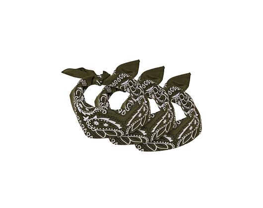 Šátek Urban Classics Bandana Olive