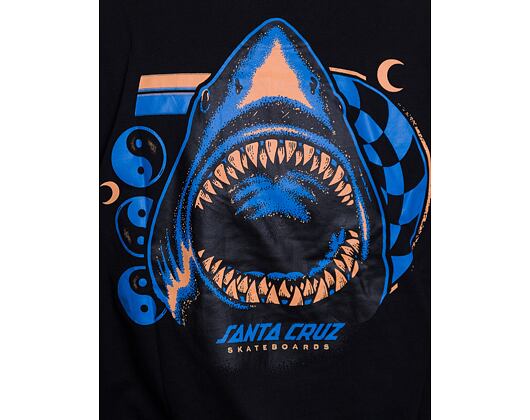 Triko Santa Cruz Shark Trip L/S T-Shirt Black