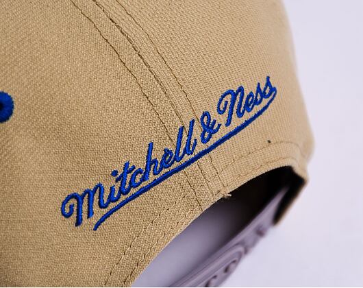 Kšiltovka Mitchell & Ness CLASSIC CANVAS SNAPBACK Golden State Warriors Tan