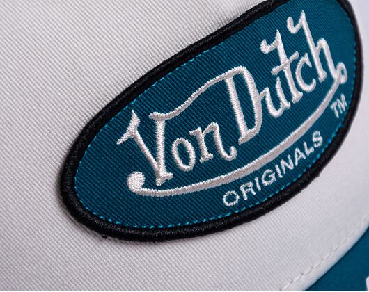 Kšiltovka Von Dutch Boston Trucker Cotton Twill White/White