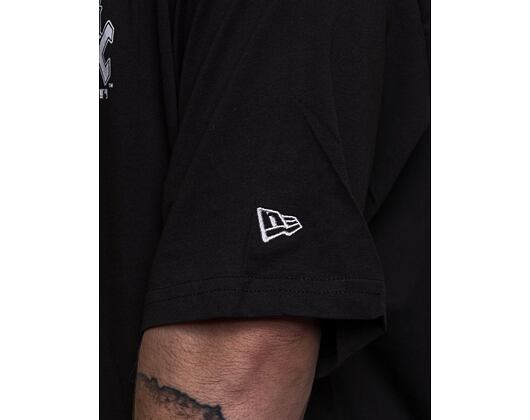 Triko New Era MLB League Essential Oversized Tee Chicago White Sox Black/White