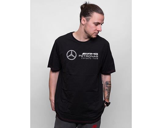 Triko New Era Mercedes E-sports Chest Logo T-shirt Black