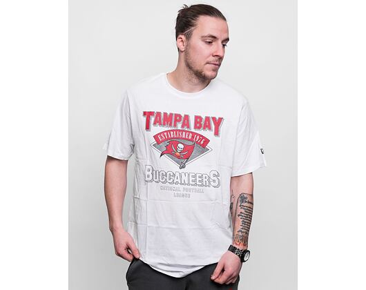 Triko New Era NFL Team Wordmark Tee Tampa Bay Buccaneers White/Black