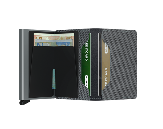 Peněženka Secrid Slimwallet Carbon Cool Grey