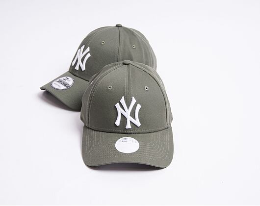 Dámská kšiltovka New Era - 9FORTY League Essential - NY Yankees - New Olive / White