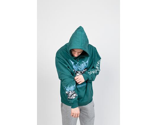 Mikina Wasted Paris Hoodie Unbroken - Pine Green