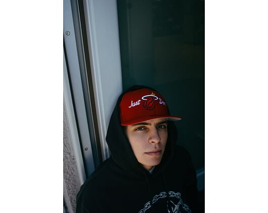 Kšiltovka New Era 59FIFTY NBA Just Don Miami Heat Red