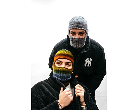 Custom made pletená Balaclava kukla - Cobalt Grey