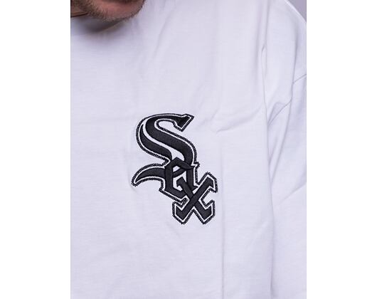 Triko New Era Heritage Back Print Oversized Tee Chicago White Sox Optic White / Black