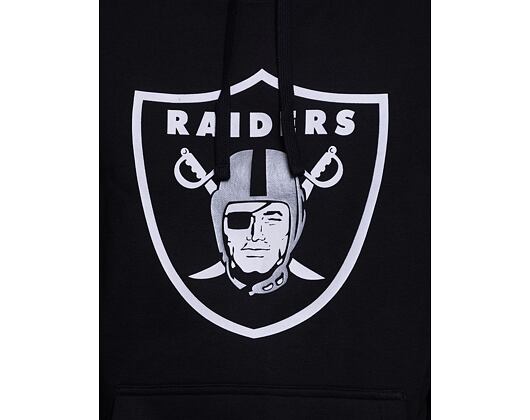 Mikina s kapucí New Era Essential NFL Team Logo Pull-Over Hood Oakland Raiders Black