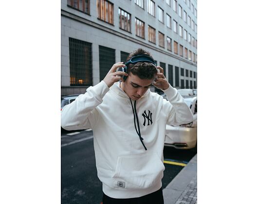 Mikina New Era Heritage Oversized Hoody New York Yankees Off White / Oceanside Blue