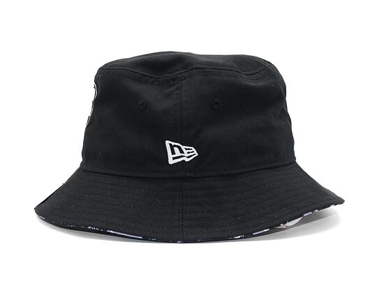 Klobouk New Era NBA Print Infill Bucket Brooklyn Nets Black