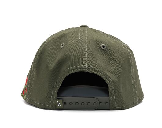 Kšiltovka New Era 9FIFTY MLB Flower Los Angeles Dodgers New Olive