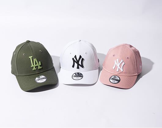 Dětská Kšiltovka New Era - MLB Essential 9FORTY - NY Yankees - White / Black