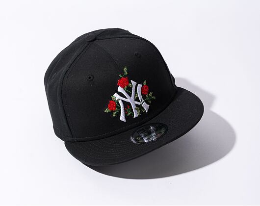 Kšiltovka New Era 9FIFTY MLB Flower New York Yankees Black