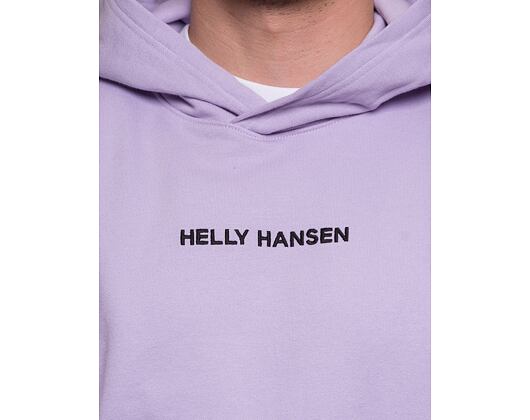 Mikina Helly Hansen CORE GRAPHIC SWEAT HOODIE 699 LILATE
