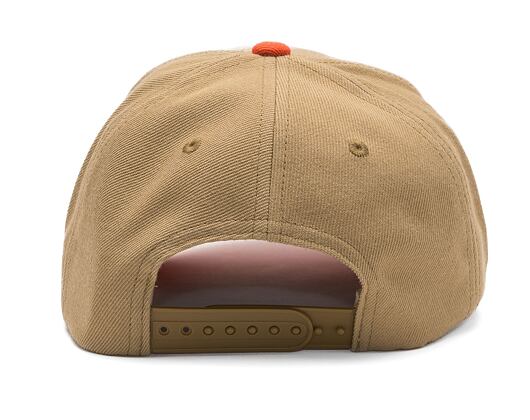 Kšiltovka Brixton Crest C MP Snapback Sand / Burnt Red