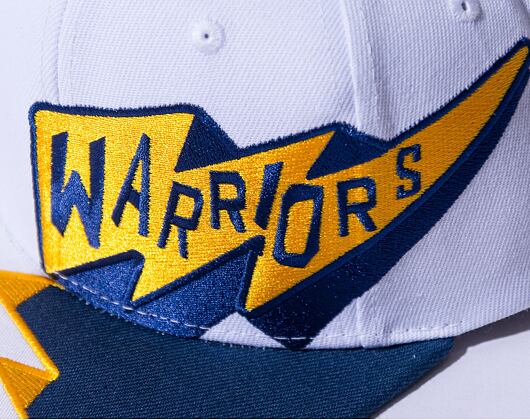 Kšiltovka Mitchell & Ness FAST TIMES SNAPBACK HWC GOLDEN STATE WARRIORS White
