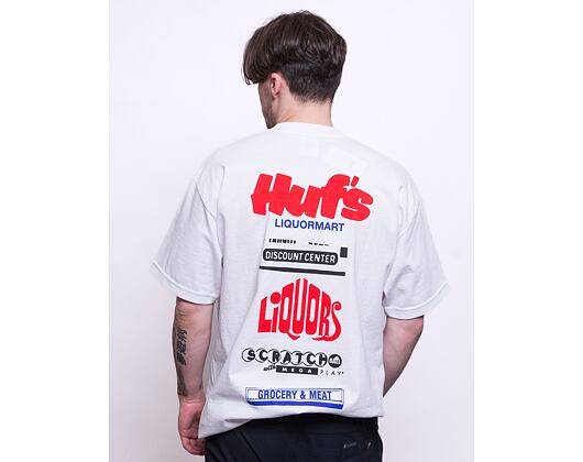 Triko HUF Liquormart T-Shirt White