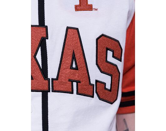Dres Mitchell & Ness Practice Day Button Front Jersey UNIVERSITY OF TEXAS AT AUSTIN White
