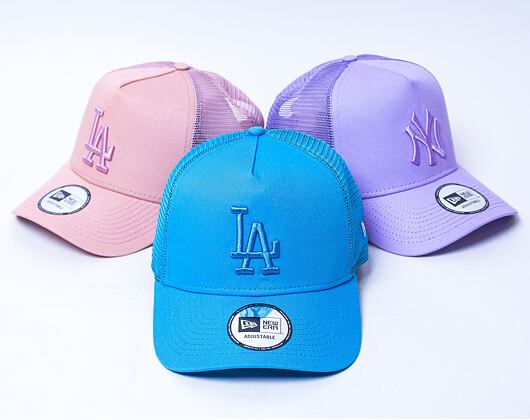 Kšiltovka New Era 9FORTY A-Frame Trucker MLB Tonal Mesh Los Angeles Dodgers Blue