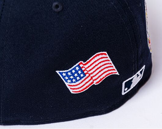 Kšiltovka New Era 59FIFTY MLB Script 5 Washington Nationals Navy / Optic White