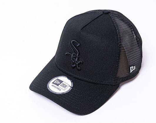 Kšiltovka New Era 9FORTY A-Frame Trucker MLB Tonal Mesh Chicago White Sox Black