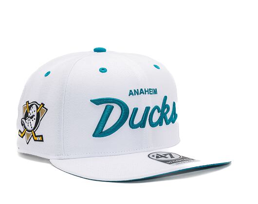 Kšiltovka '47 Brand NHL Anaheim Ducks Crosstown Pop CAPTAIN White