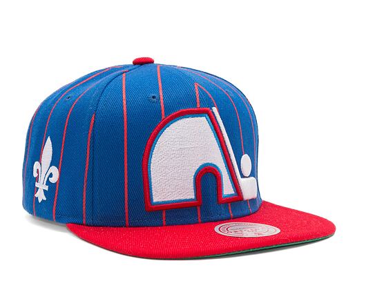 Kšiltovka Mitchell & Ness NHL TEAM PIN SNAPBACK NORDIQUES Blue