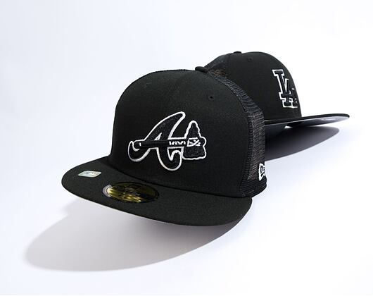 Kšiltovka New Era 59FIFTY MLB "Batting Practice" Atlanta Braves Black
