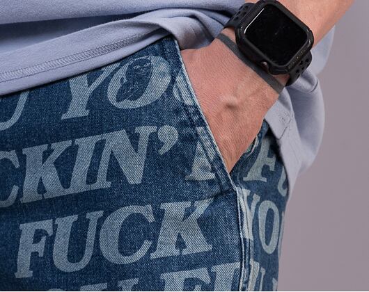 Kraťasy RIP N DIP Fuckin Fuck Denim Shorts Medium Wash