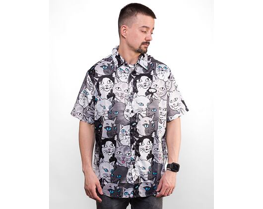 Košile RIP N DIP Family Tree Button Up Black