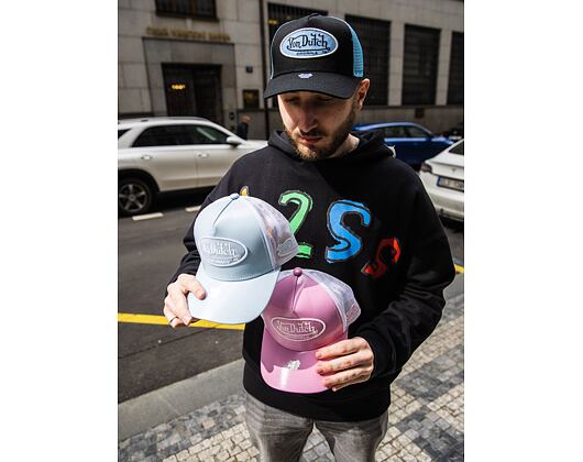 Kšiltovka Von Dutch Trucker Ody Imi Patent Pink/White