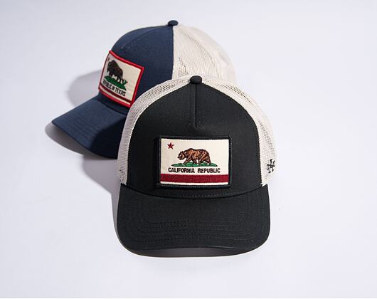 Kšiltovka American Needle Valin - Cali Ivory - Black